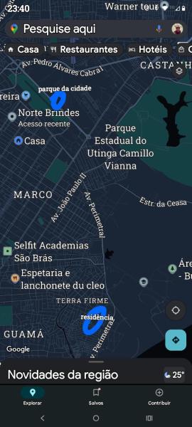 Casa período da COP 30 em Belém com comidas típicas para degustação e 10-15 min de carro de distância ao parque da cidade